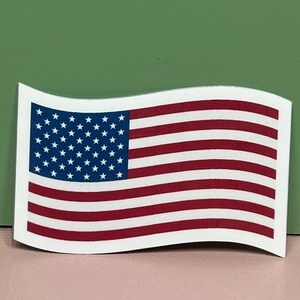 Drapeau américain. Joyeux 4 juillet - Sticker ou aimant