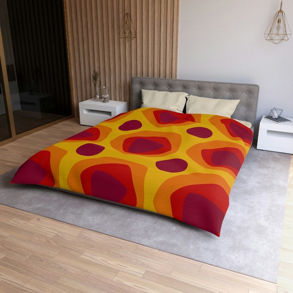 Red Duvet Cover Etsy