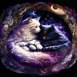 Funda de almohada para gatos para los amantes de los gatos como una gran idea de regalo, estos dos lindos gatos son una bonita decoración, no solo en Pascua