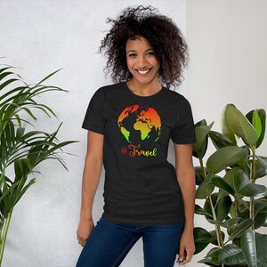 Unleash your wanderlust with our travel-inspired unisex t-shirt – perfect for adventurers and globetrotters