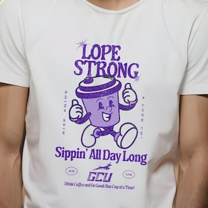 GCU Coffee Lover Lope Strong T-Shirt  GCU Grand Canyon University Licensed Merch Christian Apparel Christmas Gift for Her Him Student