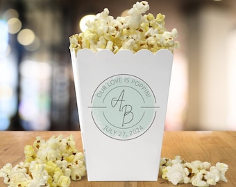 Caixa de pipoca personalizada para casamento, lembrancinha de pipoca personalizada, chá de casamento exclusivo, lembrancinha de pipoca, lanche noturno, saco de festa de aniversário