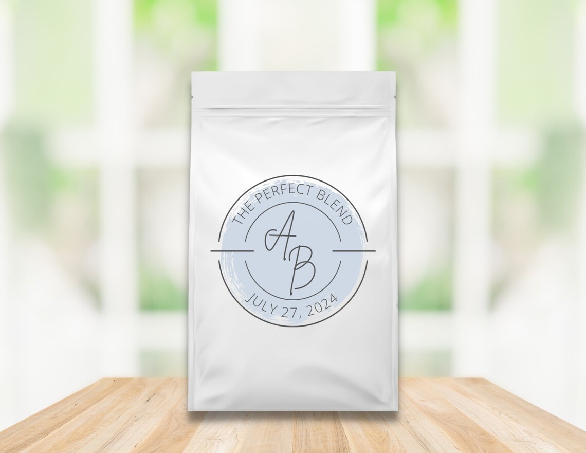 Personalized Coffee Bag Wedding Favor Custom Coffee Bag Etsy