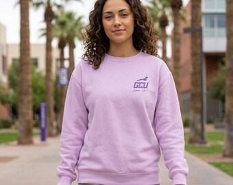 Moletom personalizado com bordado GCU Lopes Up Nantucket, presente da Universidade Grand Canyon para ex-alunas e professores.