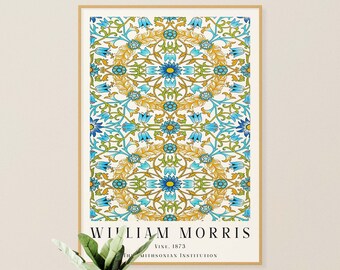 William Morris Floral Art Print: Vintage Vine Poster (Instant Download)