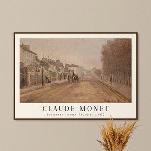Claude Monet Printable Art - Landscape Print, Monet Wall Art, Monet Poster, Monet Exhibition, Museum Exhibition, INSTANT DOWNLOAD