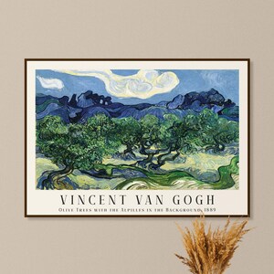 Van Gogh Olive Trees Print: Landscape Wall Art (Instant Download)
