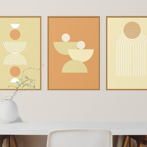 Green Boho Wall Art Prints | Mid Century Art Prints, Geometric Prints, Modern Wall Art Decor, Minimalist Digital Prints,Boho Style Art Print
