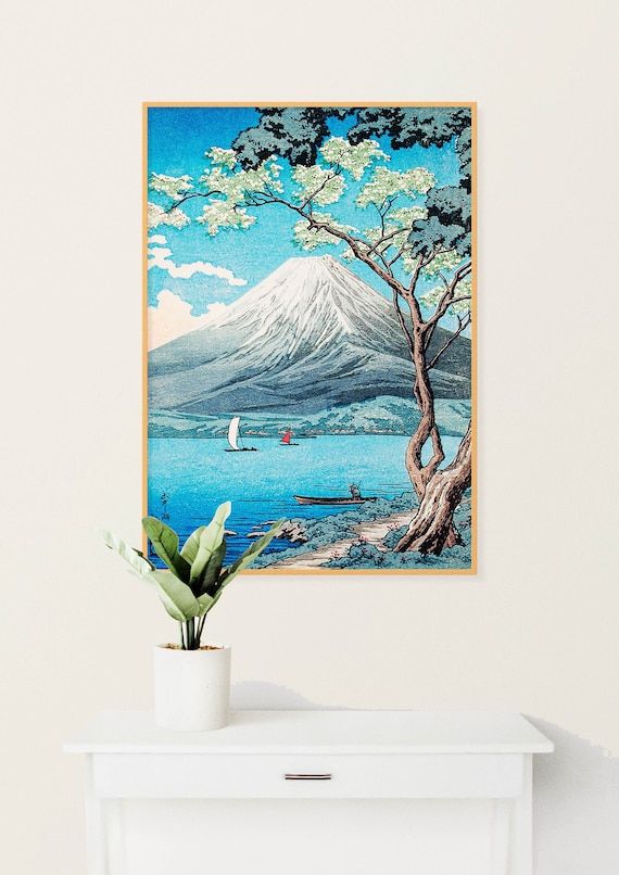 高橋宏明作「富士山」日本画（デジタルダウンロード） - Etsy 日本