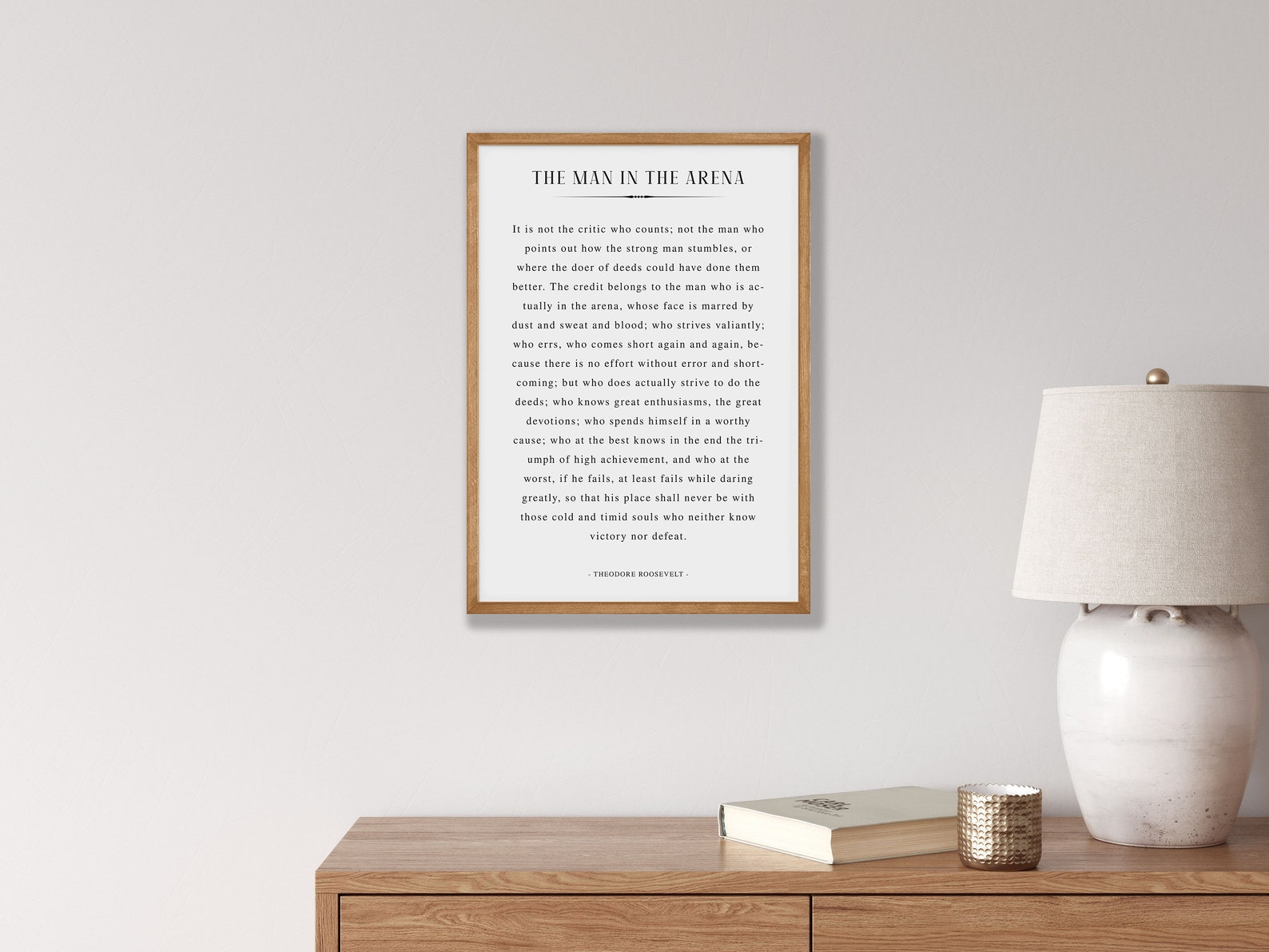 The Man in the Arena Printable Art - Man in the Arena Print, Poem Wall ...