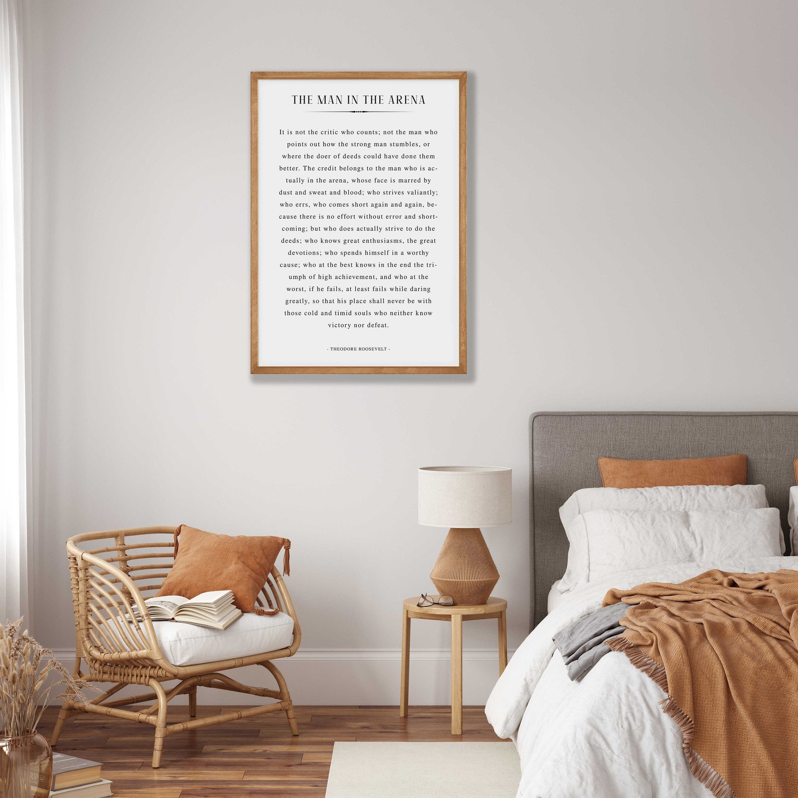 The Man in the Arena Printable Art - Man in the Arena Print, Poem Wall ...