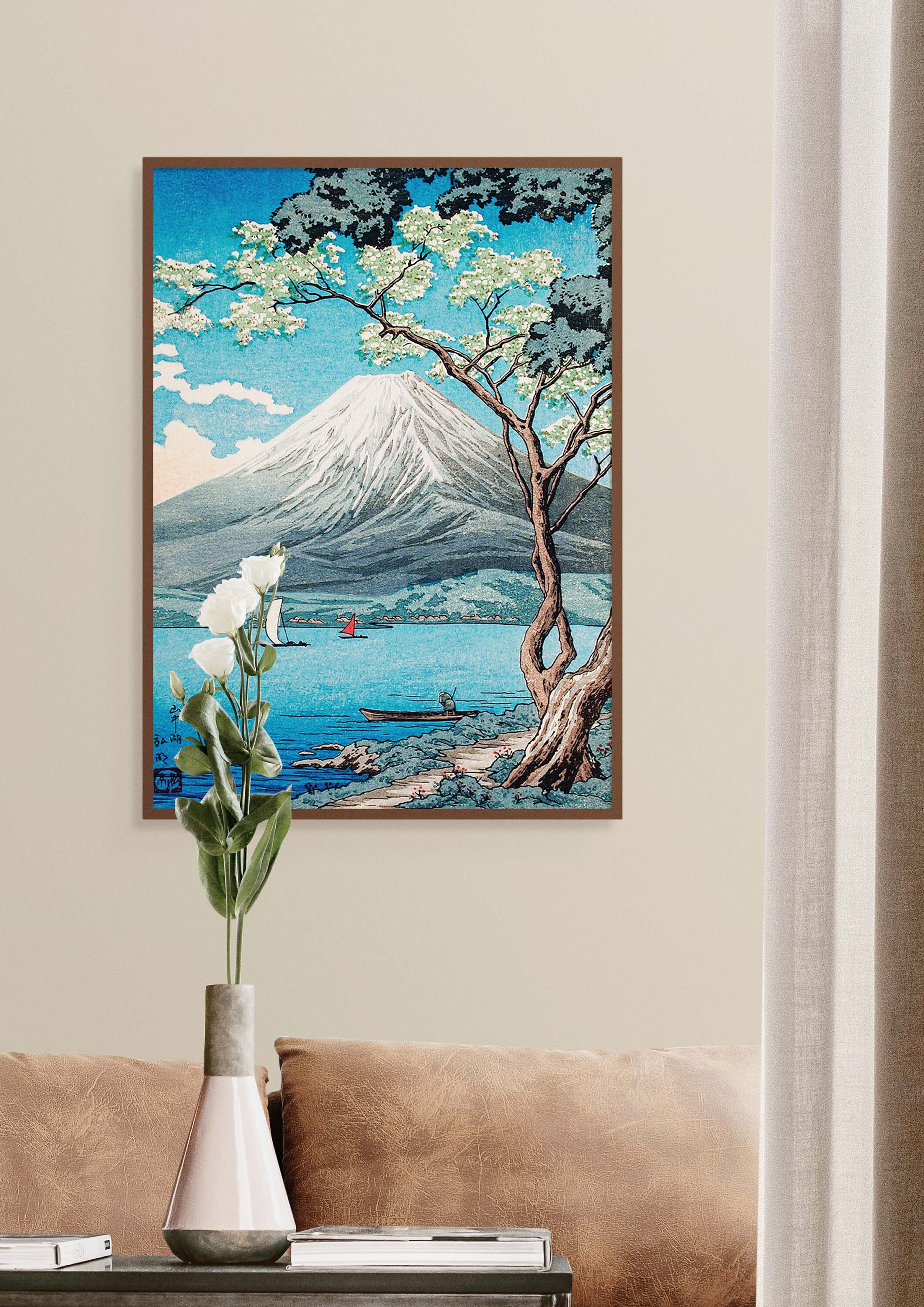 高橋宏明作「富士山」日本画（デジタルダウンロード） - Etsy 日本