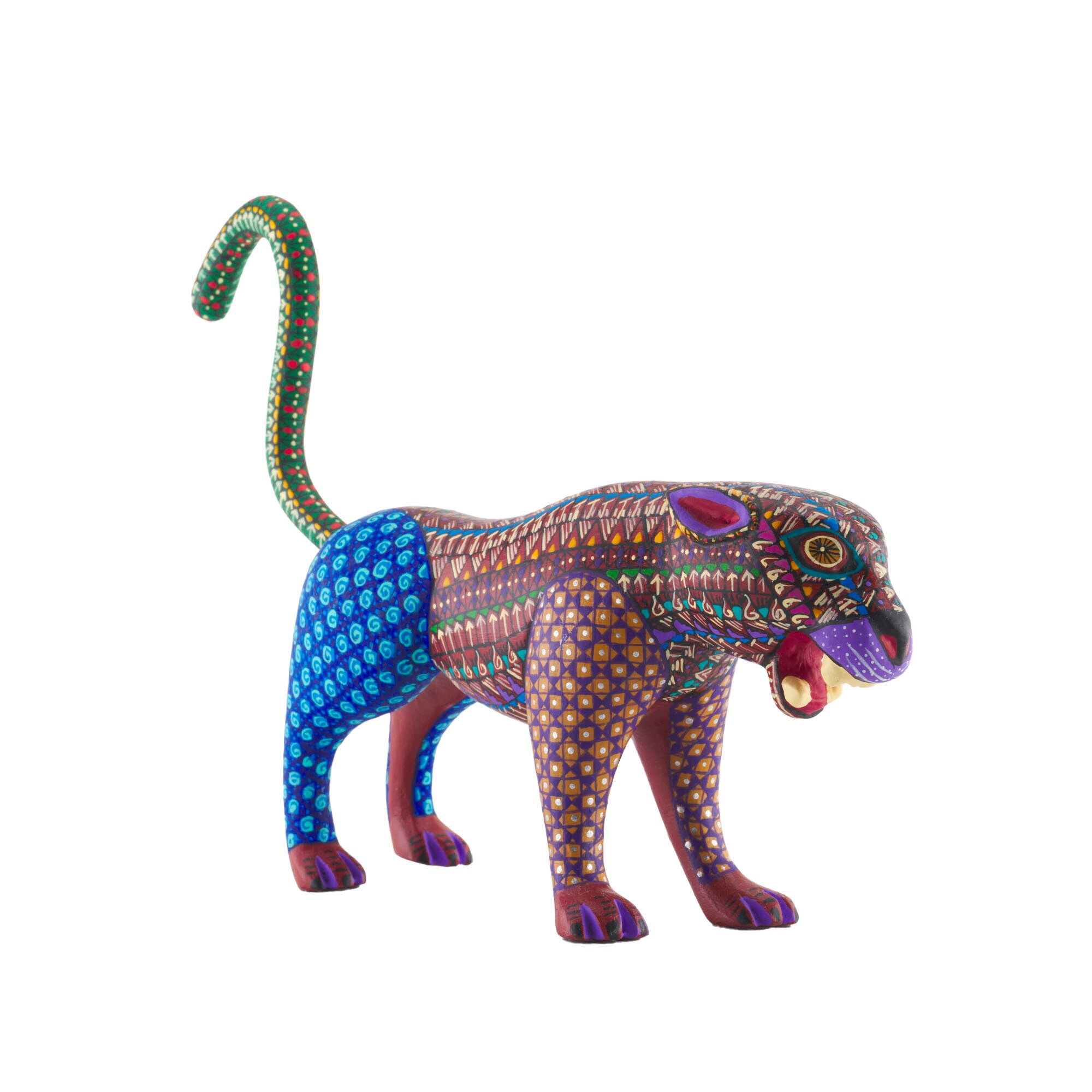 Jaguar Alebrije Big Cat Alebrije Wood Carving Statement Etsy