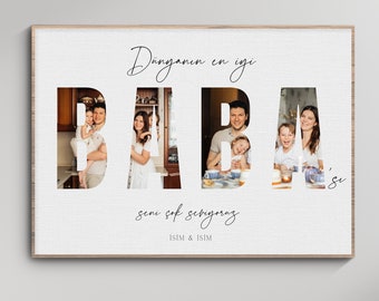 Father's Day Poster | Father's Day Poster with Image | Father's Day Gift | Personalized