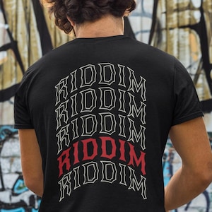 I Love Riddim Shirt, Riddim Dubstep, Headbanger Shirt, Rave Shirts, Music Festival Shirt, Festival Shirt, Rave Wear, Rave Clothes, EDM Merch