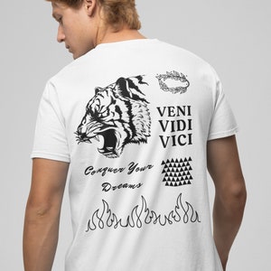 1 LEFT Vidi Vici Veni men's Humor T-shirt -  Israel