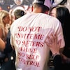 T-Shirt Rave Techno 'Do Not Invite Me To Afters' - Humour Festival & After Party