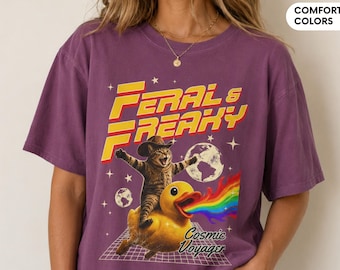Camiseta desquiciada Camiseta divertida de animales Camiseta con estampado de meme Camiseta de fiesta salvaje y extravagante Camiseta de verano Conjunto para rave Camiseta de concierto Conjunto para festival de música