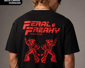 Ropa para festivales, atuendos para festivales, merchandising de música electrónica y rave para festivales, salvaje, extravagante, camiseta divertida, camiseta rave, camiseta de fiesta, camiseta de vaca, ropa rave