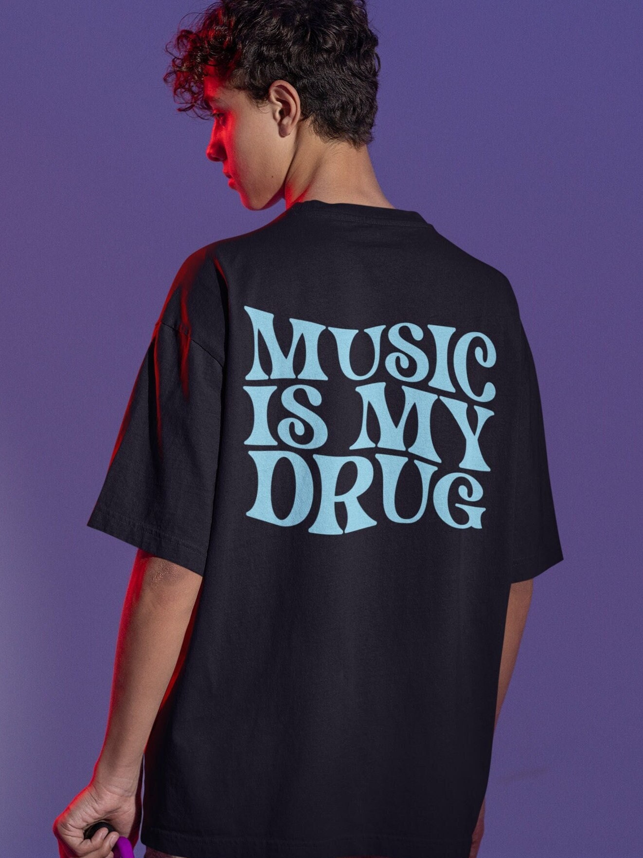 Music is My Drug T Shirt - Etsy