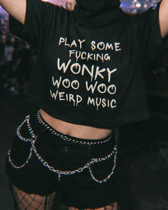 Wonky Woo Woo Shirt EDM Dubstep Riddim Shirt Rave Shirt Rave Outfit Music Festival Shirt Rave Wear Festival Outfit Headbanger DJ Merch Party