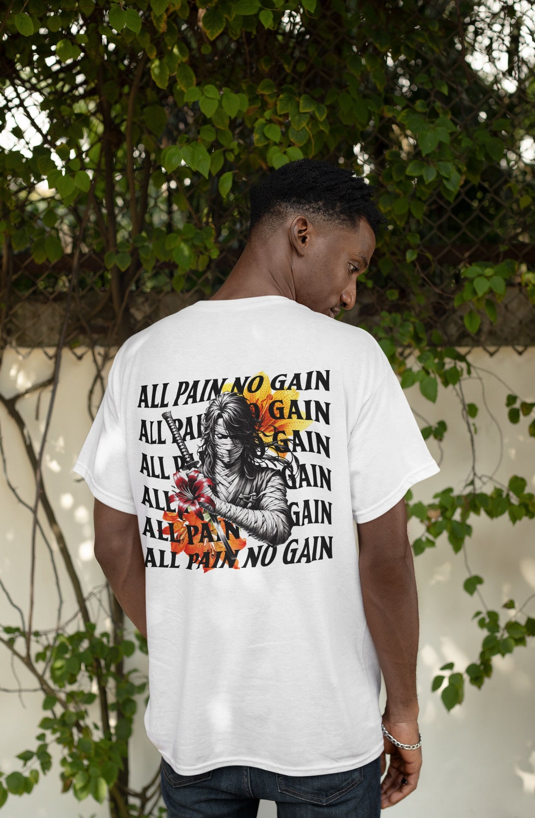 All Pain No Gain Gym Shirt Workout Shirt Pump Cover Bodybuilding Shirt ...