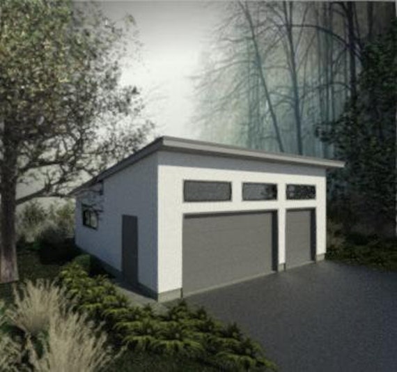 Modern 3 Car Garage, 32'x24' - Etsy Canada