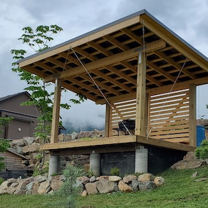 Gazebo/ Viewing Platform/ Pergola/ Covered Deck 12x9