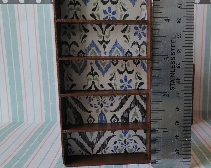 Miniature Book Shelf 1 12 Scale Bookcase Dollhouse Furniture Mini Doll