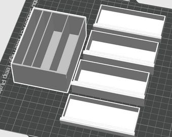 STL File- 1:12 scale Miniature Dresser