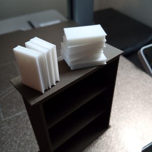 1:12 Scale Mini Books 3d Printed Miniature Book Fillings