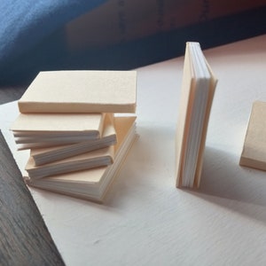 Hard Cover 1:6 Scale smaller Blank Miniature Book Fillings (No Covers) handmade mini book