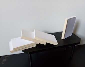 1:12 Scale Custom Size Mini Books (no cover) 0.73Wx1.105H