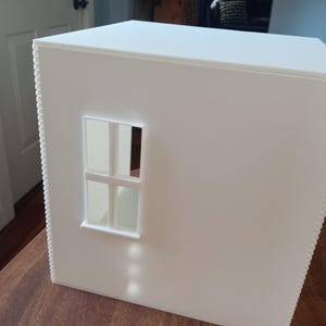 1:12 Scale Room Box 3 Walls, Ceiling and Floor 3d printed room box interlocking walls