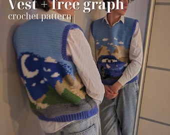 Vest pattern + Free Sally graph