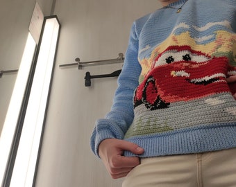 Lightning Mcqueen Sweater Pattern