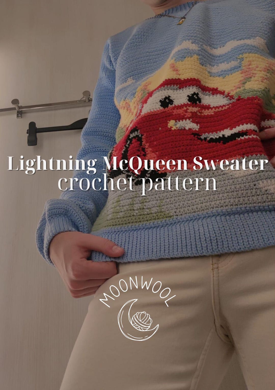 Sweater Pattern + Free Lightning Mcqueen Graph - Etsy