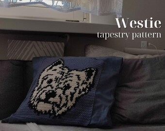 westie tapestry pattern