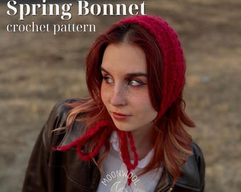 Spring Bonnet Crochet Pattern