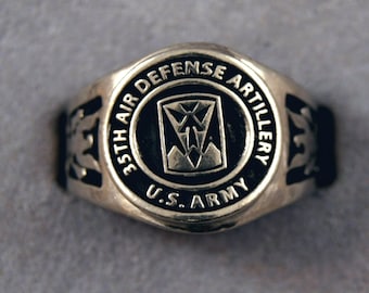 35:e luftförsvarets artilleribrigads insigniering Amerikanska armén Drakbrigadens enhetsringar