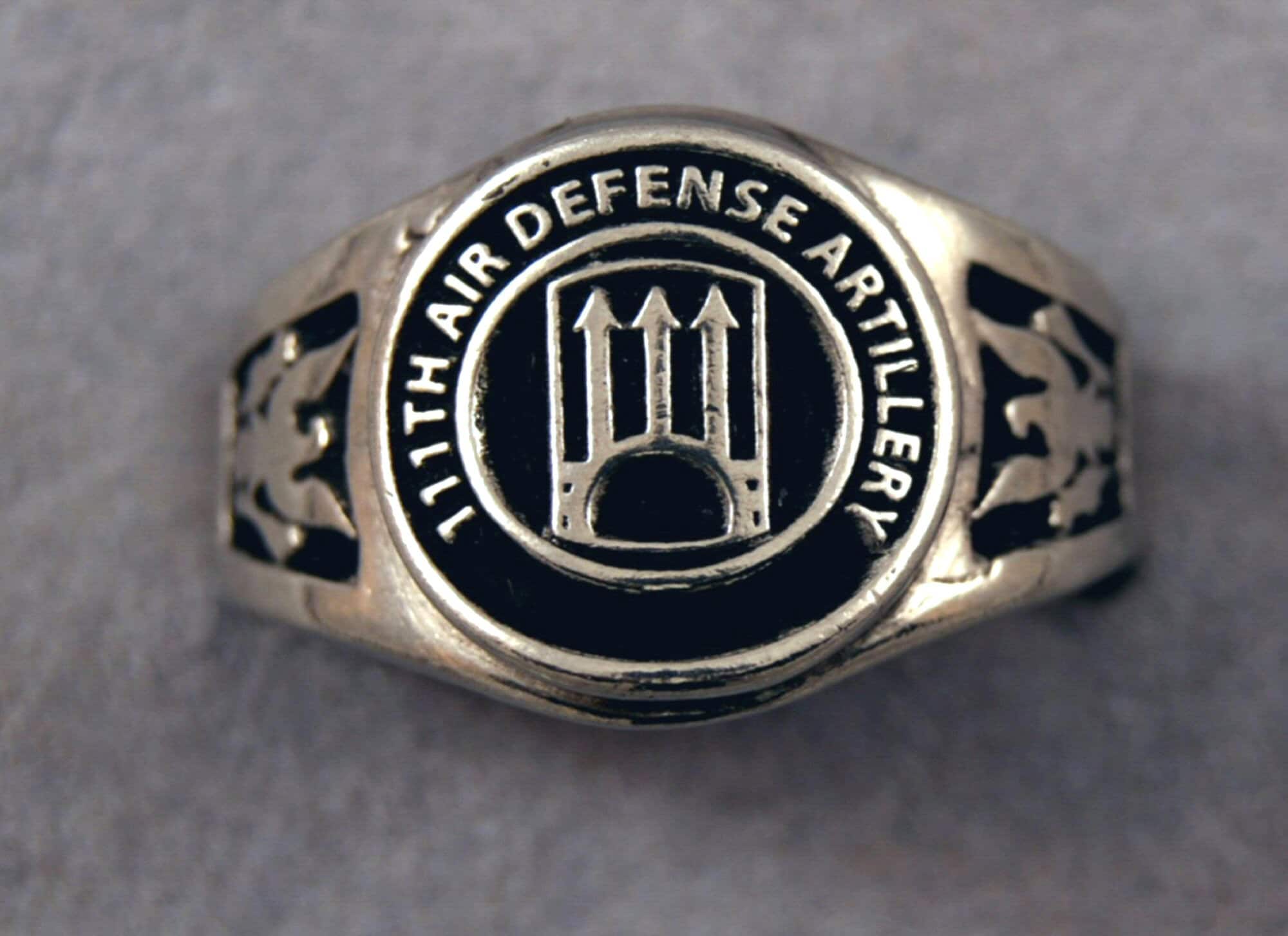 111th Air Defense Artillery Brigade Insignia Ring 111th ADA Signet Unit ...