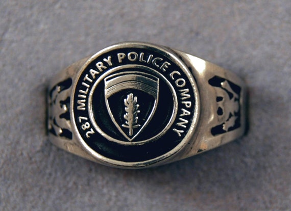 Military Police Sterling Silver Ring – Air Studio Jewelry Creations