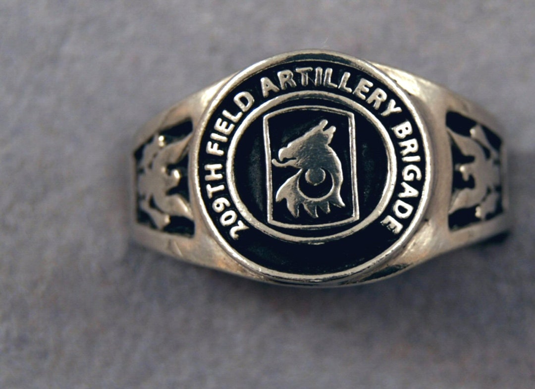 Unit Insignia Rings 209th Field Artillery Brigade Ring Military Insignia Unit Rings - Etsy