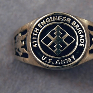 411the Engineer Brigade ring Combat Engineers US Army rings
