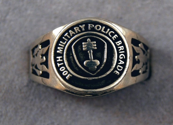 US Army Ring , Military POL , MP , Sterling Silver 925 , Your Size , Gift , Military  Ring - Etsy