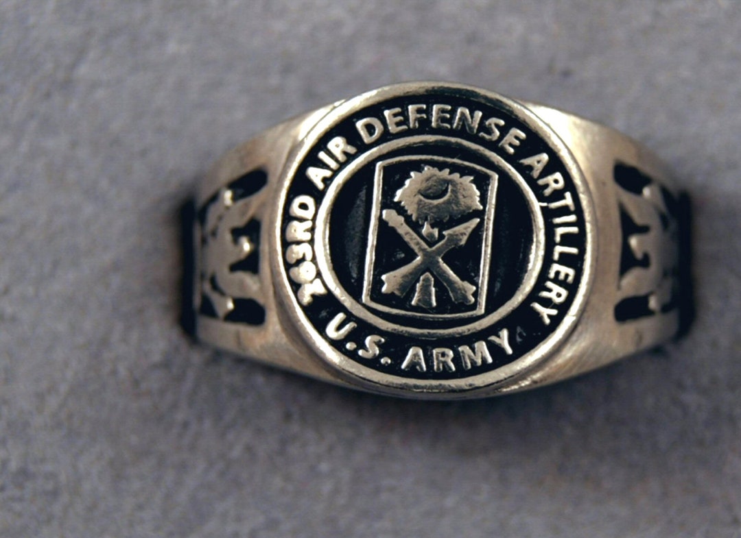Military Insignia Rings 263rd Air Defense Artillery Insignia Ring South Carolina Army National ...