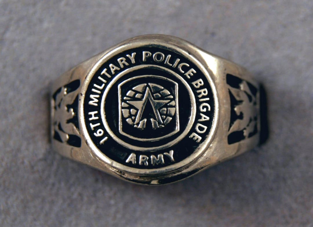 16th Military Police Brigade Ring MP Ring US Army Unit Rings One of A ...