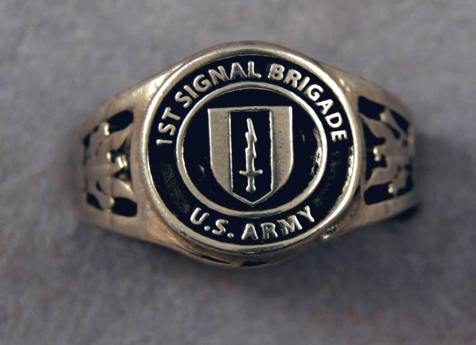 1st Signal Brigade Insignia Ring Signal Service Ring Unit Rings - Etsy