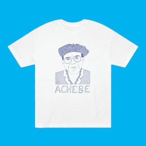 Chinua Achebe Tee Shirt, Original Drawing by Timothy Hull