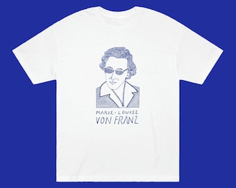 Marie-Louise Von Franz Tee Shirt, Original Drawing by Timothy Hull